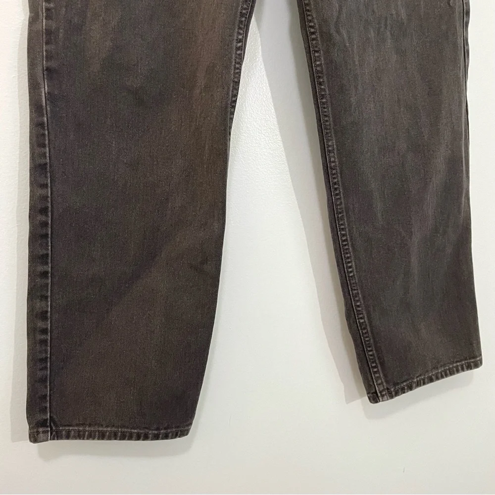 Vintage Men's Levi's 550 Black Relaxed Fit Zip Fly Jeans Work Cotton 90s 36 x 32